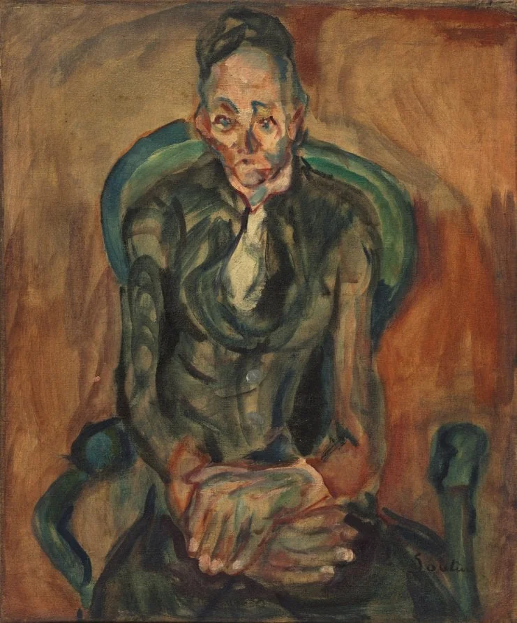 Old Woman, by Chaïm Soutine, unspecified, 1924