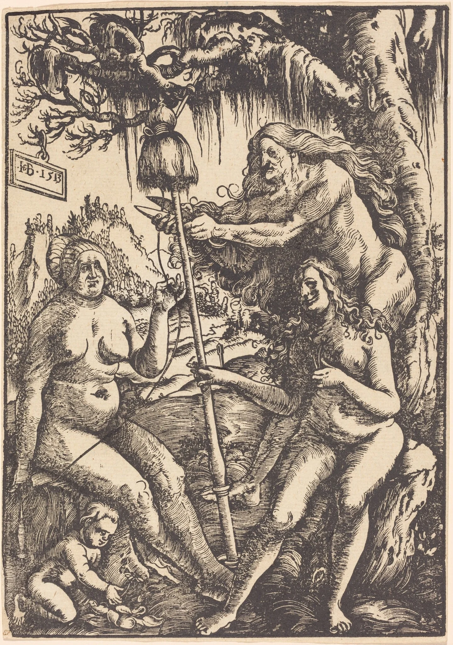 The Three Fates: Lachesis, Atropos and Clotho
