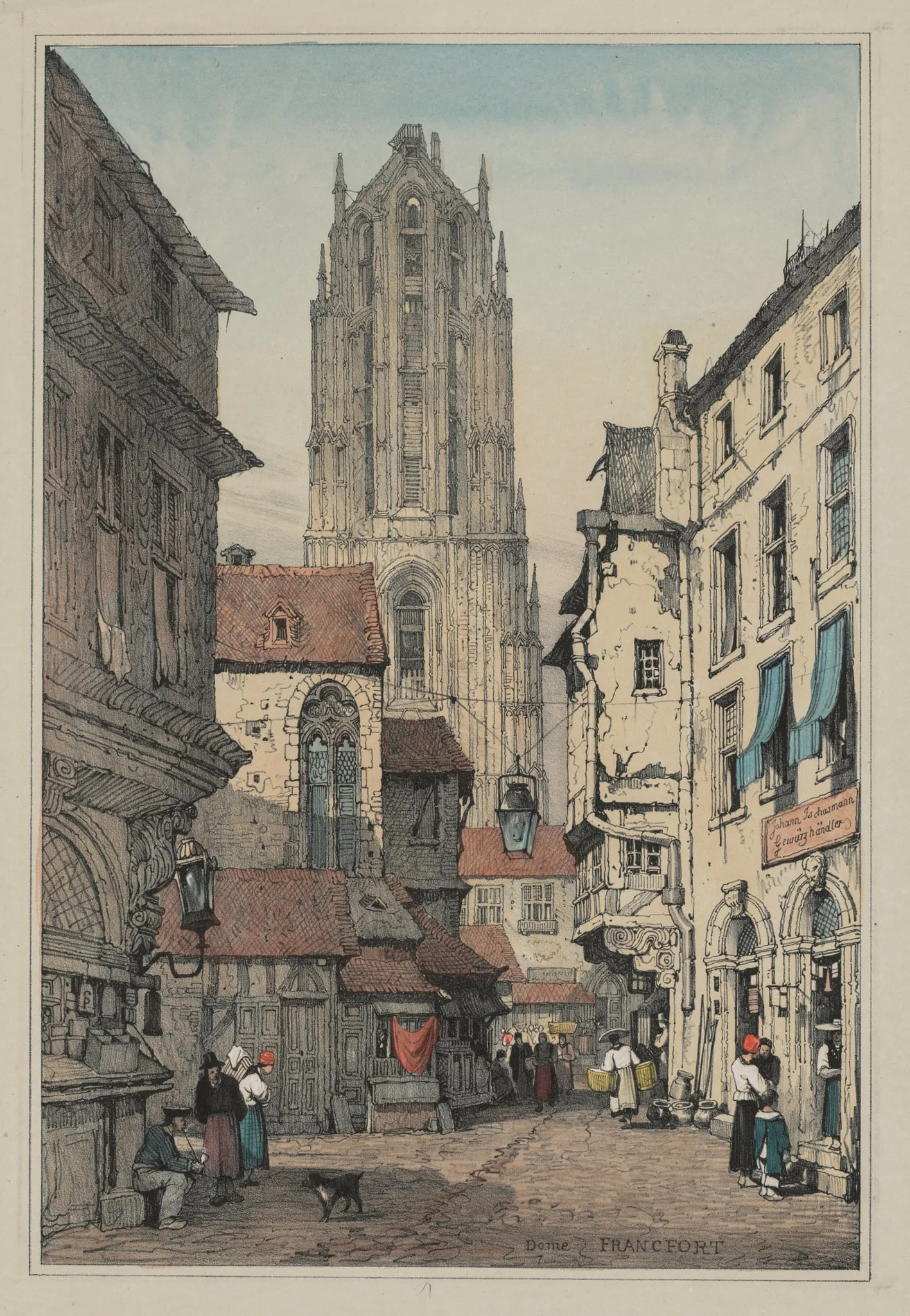 Facisimilies of Sketches made in Flanders and Germany: Dome, Francfort