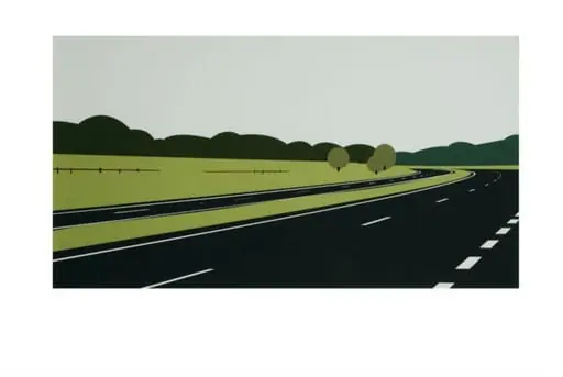 I dreamt I was driving my car (motorway corner)