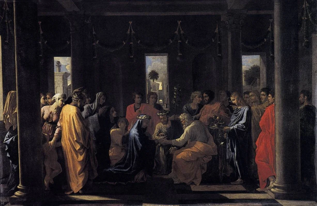 The Sacrament of Marriage, by Nicolas Poussin, oil, 1647