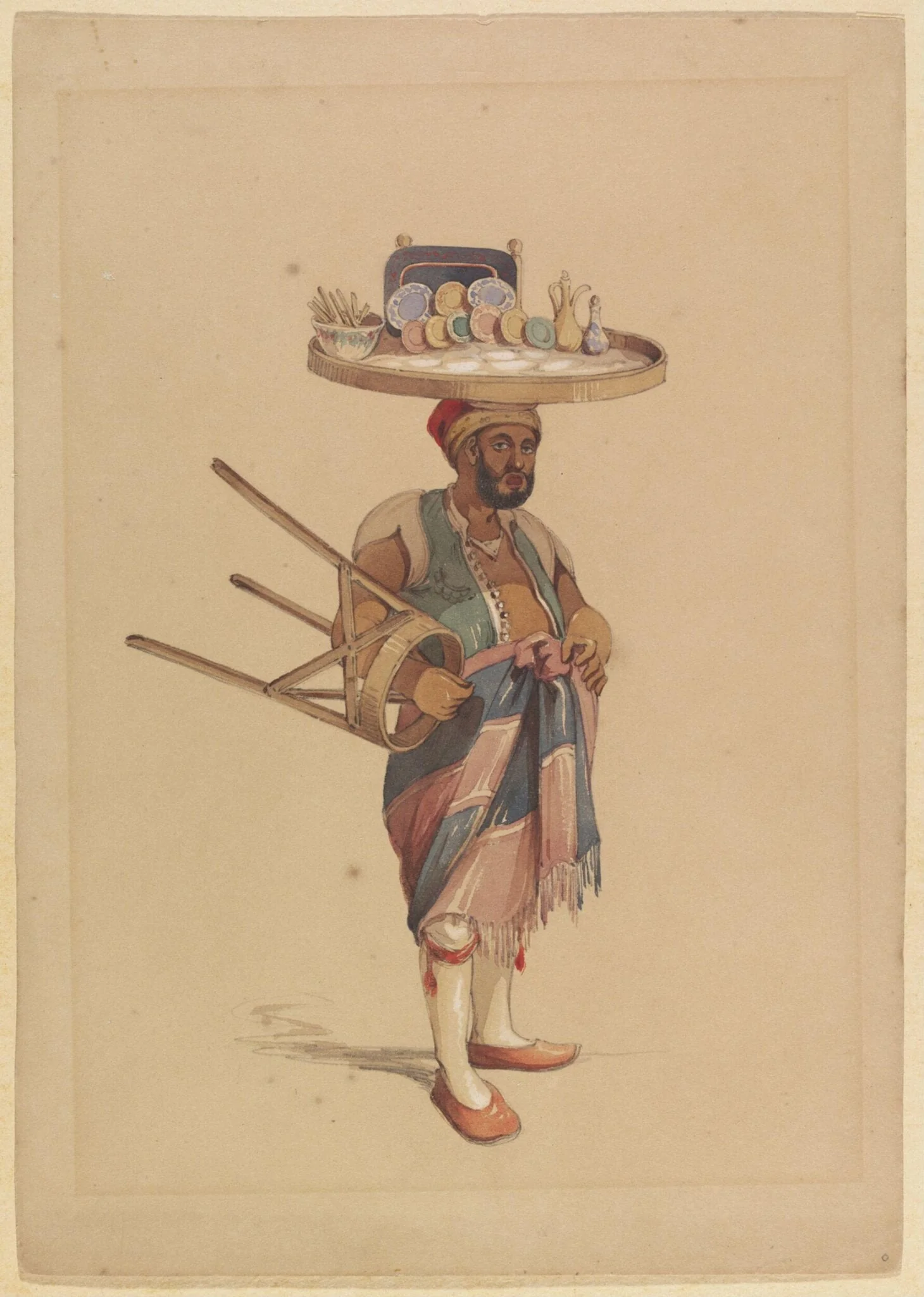 A Seller of Milk-puddings [Mahallebi]
