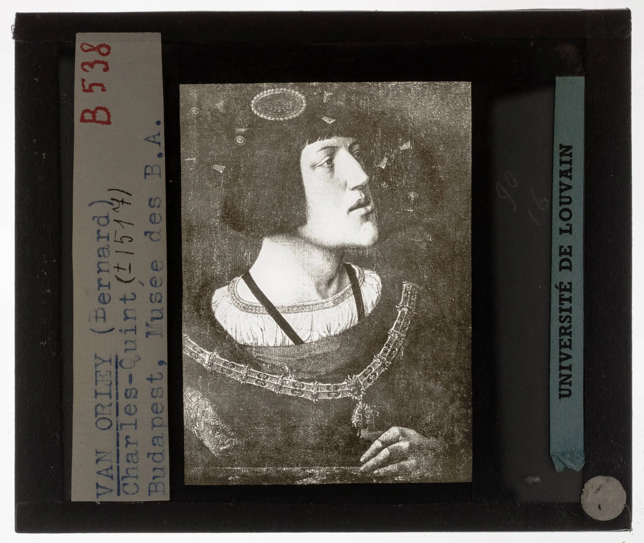 Bernard van Orley. Portret van Karel de Vijfde, by Bernard Van Orley, unspecified, 1526