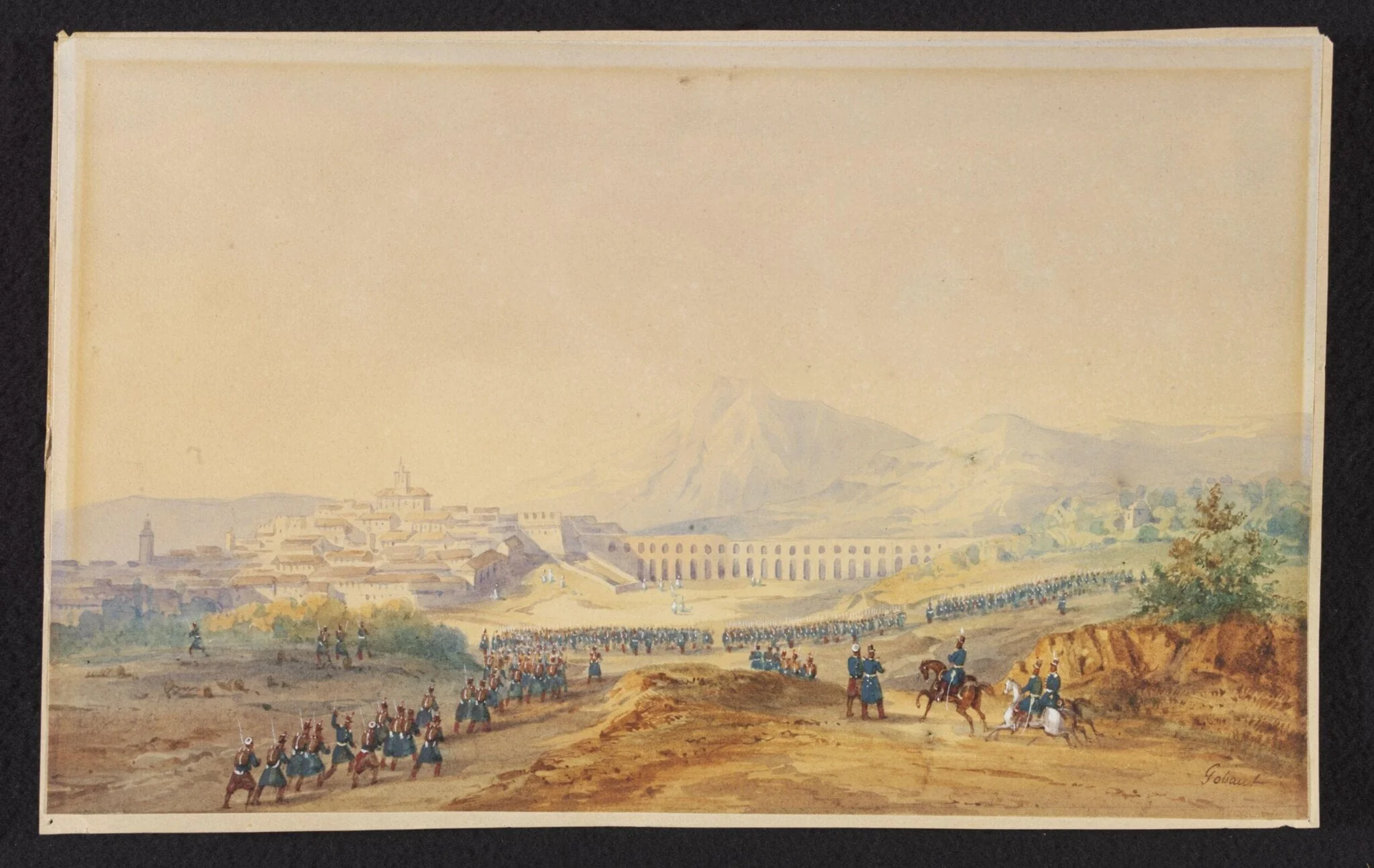French troops at Médéa, Algeria