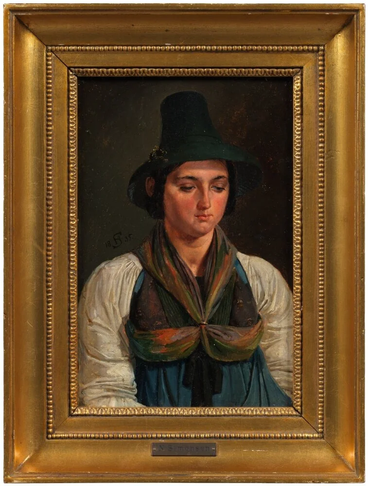 Study of a Woman in Tyrolean Costume