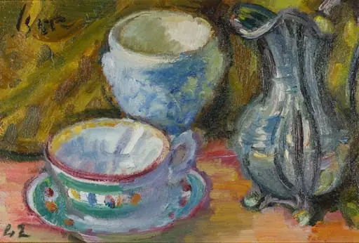 Natură moartă cu ceașcă de cafea