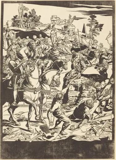 The Crucifixion [left plate]