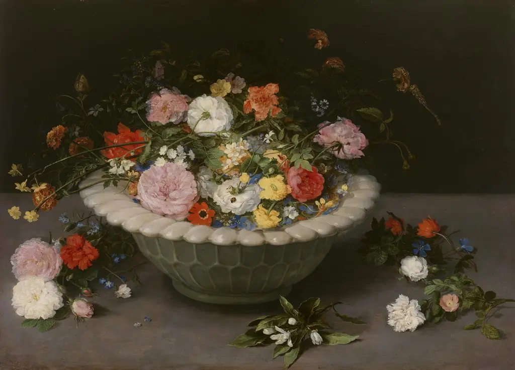 Flowers in a Bowl