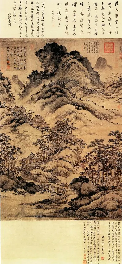 Buildings in the Mountains of the Immortals