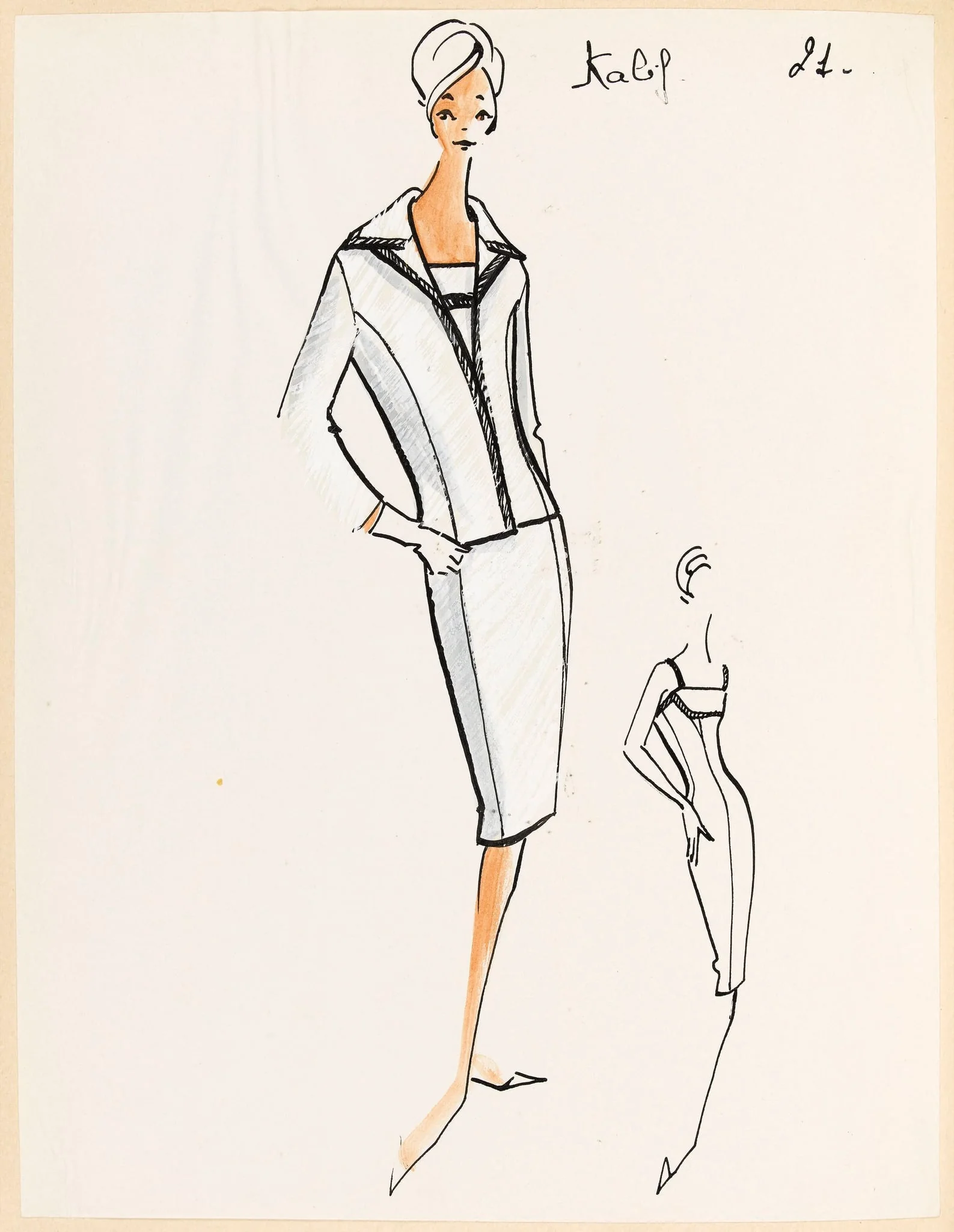 Kalif, by Marie-Louise Carven, 1959