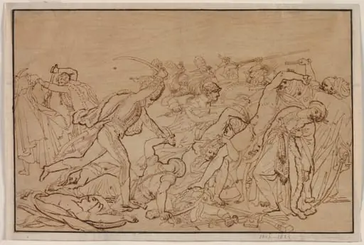 Study for "The Revolt of Cairo"