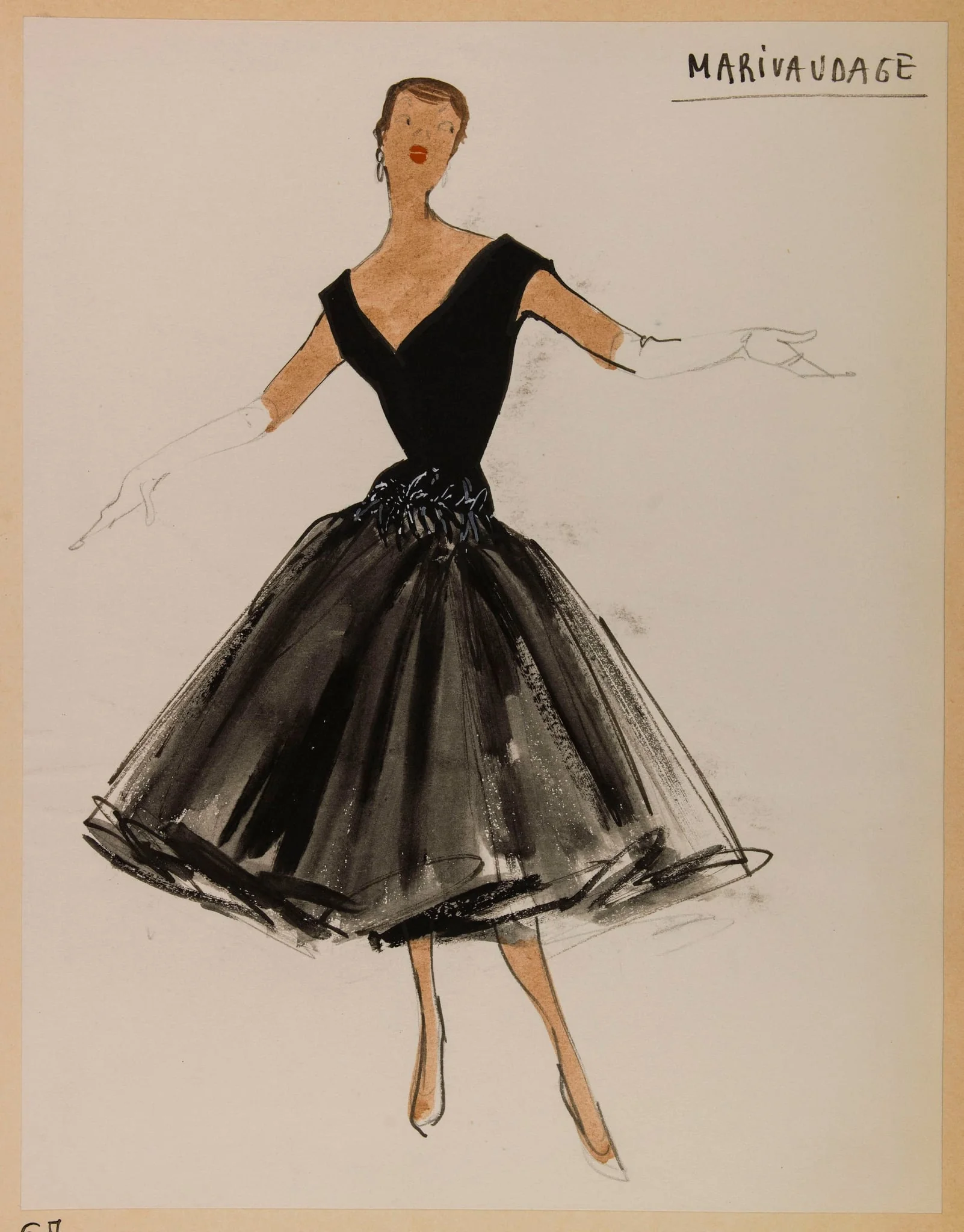 Marivaudage, by Marie-Louise Carven, 1953