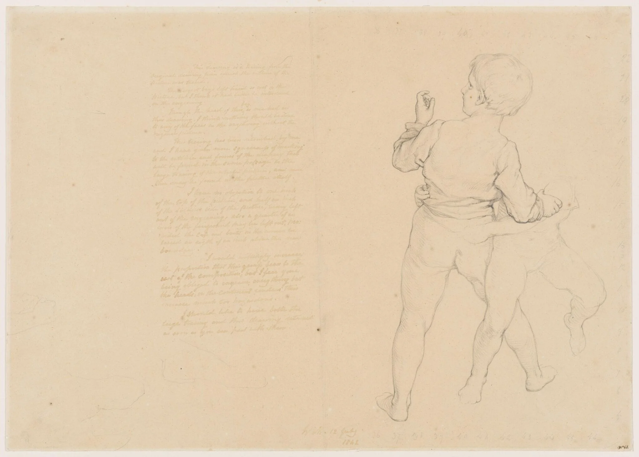 Boys Wrestling, by William Mulready, 1850