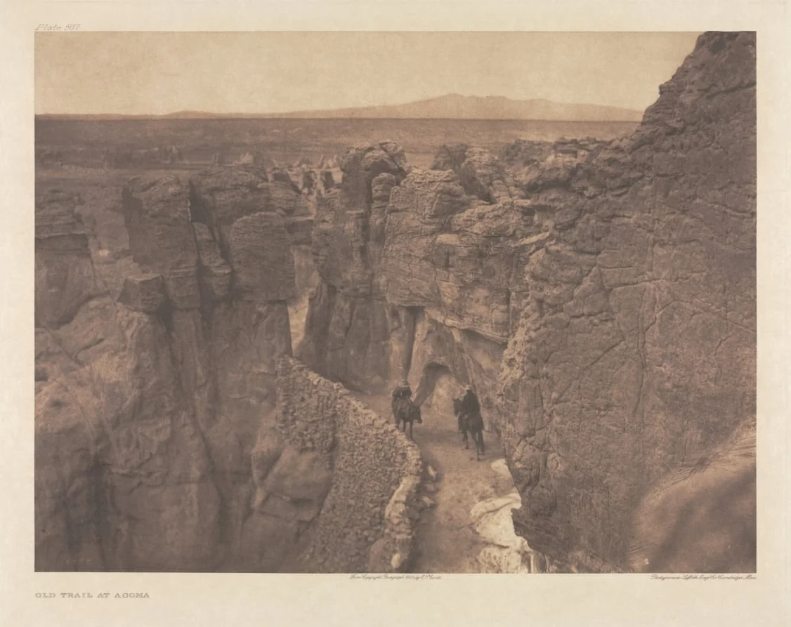 Portfolio XVI, Plate 567: Old Trail at Acoma