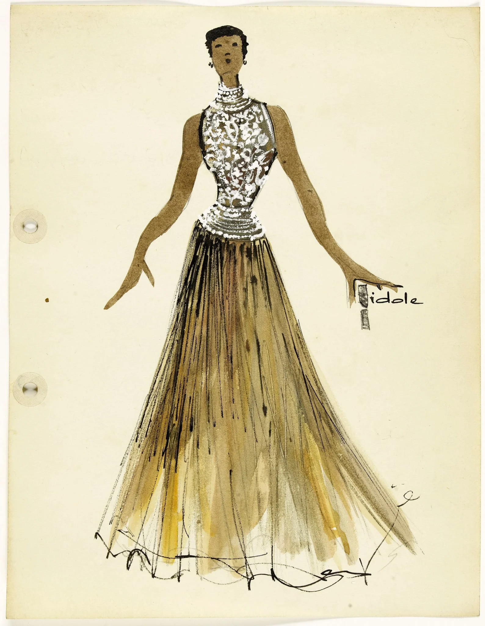 'Idole', by Carven, 1951