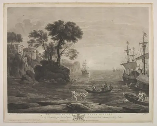 The Landing of Æneas in Italy
