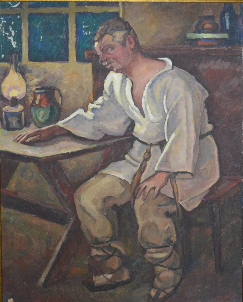 Țăran Personajul Ion din Năpasta (actorul Iancu Brezeanu), by Camil Ressu, unspecified