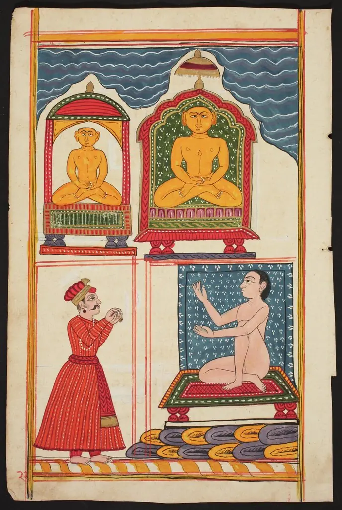 Folio from the Bhaktamara Stotra (“Hymn of the Immortal Devotee”)