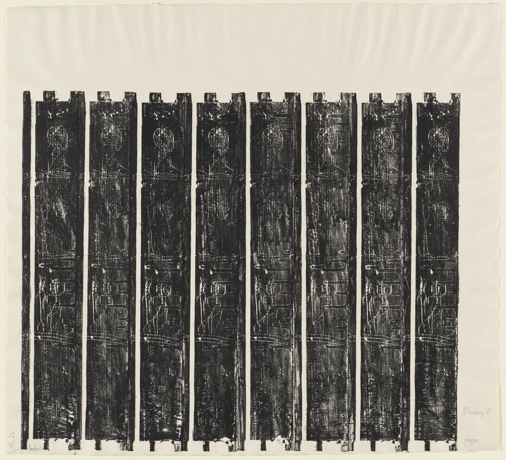 Untitled, by Gerhard Altenbourg, ink, 1960