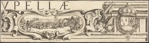 The Siege of La Rochelle [plate 3 of 16;  set comprises 1952.8.97-112]