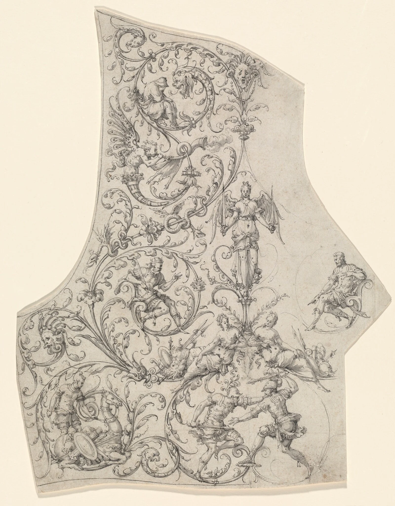 The Backplate of a Suit of Parade Armor