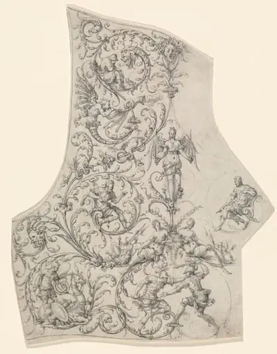 The Backplate of a Suit of Parade Armor