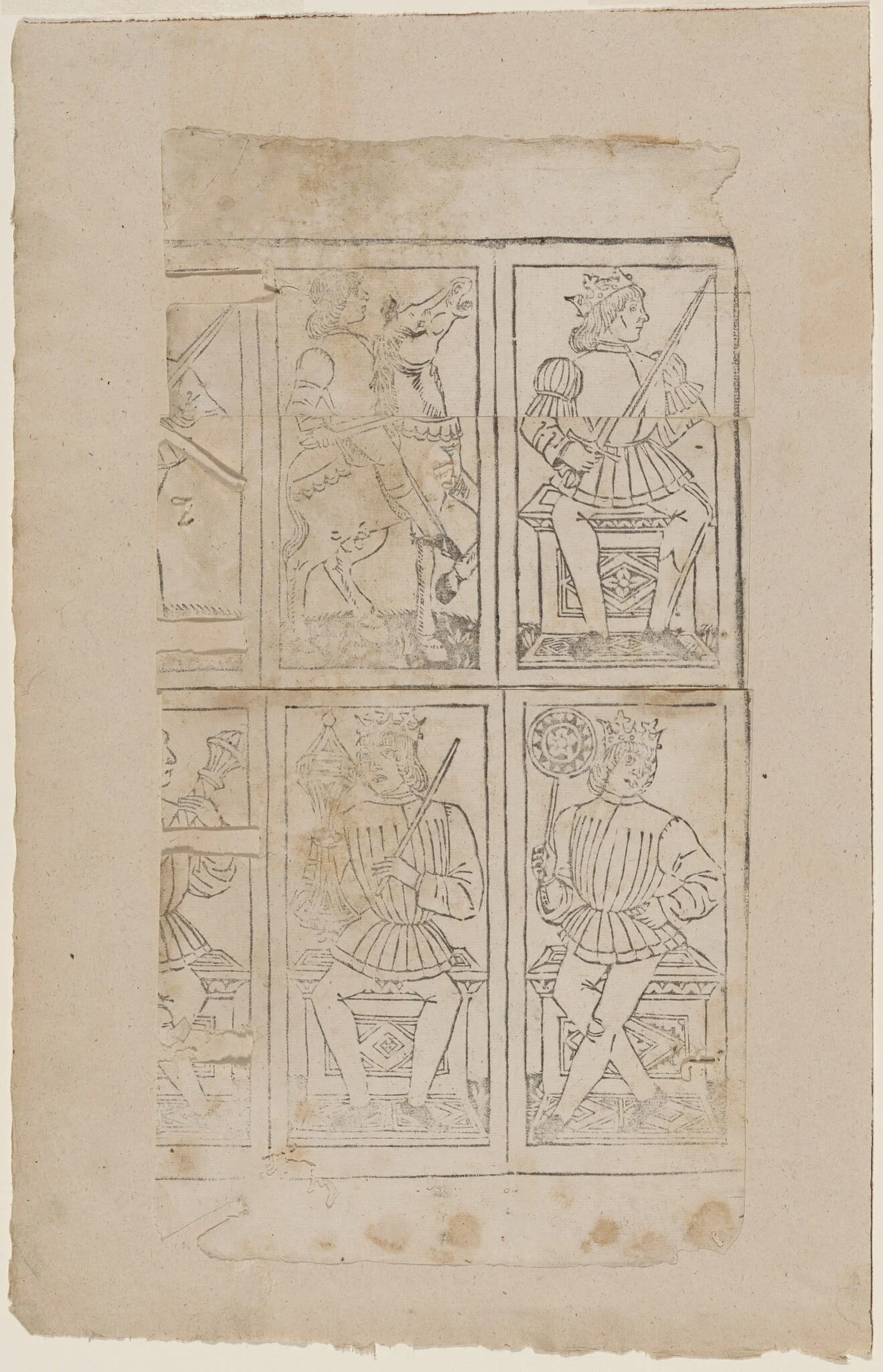 Playing Cards, by Italian 15th Century, ink, 1470