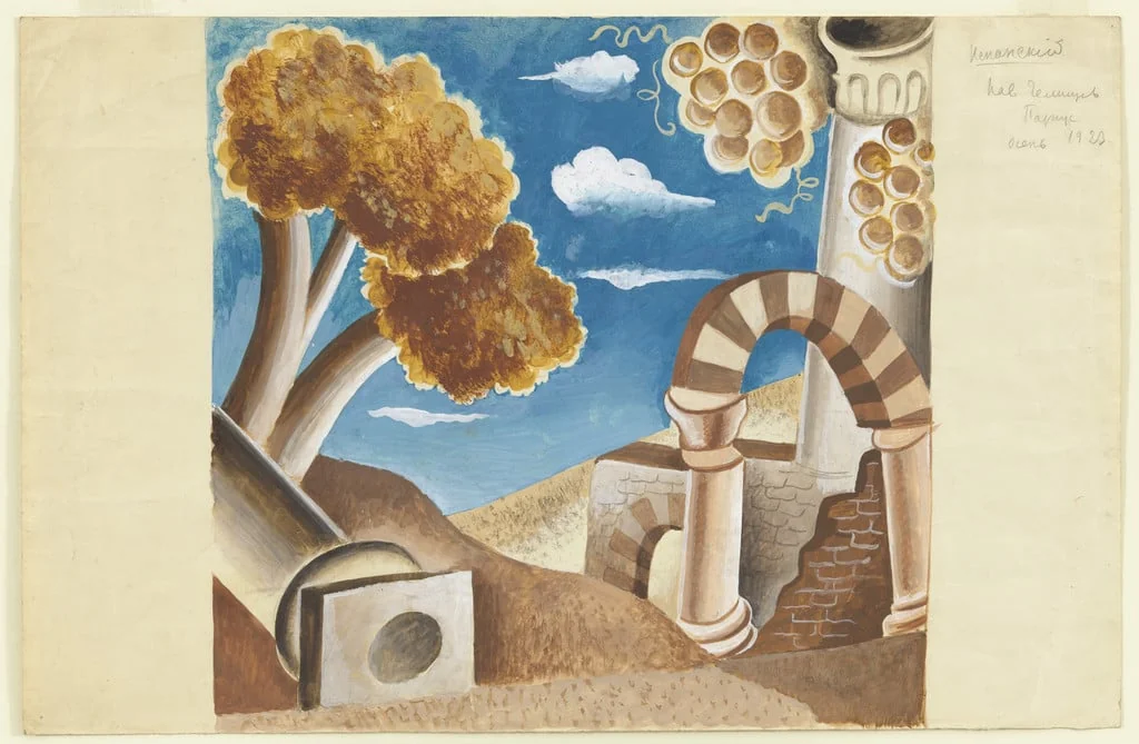 Untitled, by Pavel Tchelitchew, gouache, 1923