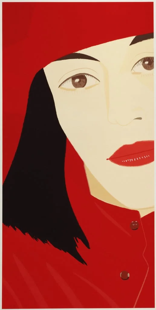 Untitled, by Alex Katz, ink, 1983
