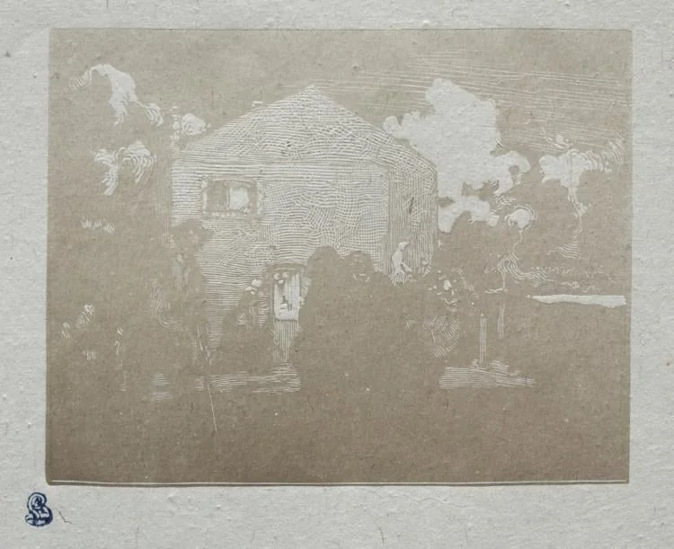 The Beggars at the Last House, by Auguste Lepère, 1905