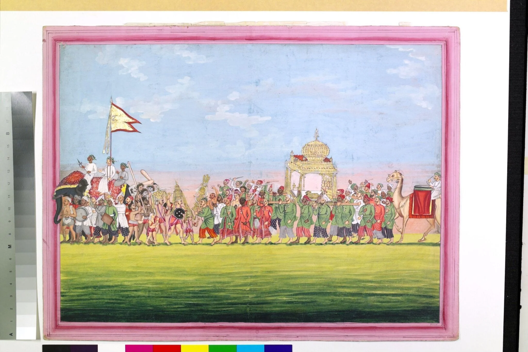 Muslim festival scene, by Unknown, paint, 1800