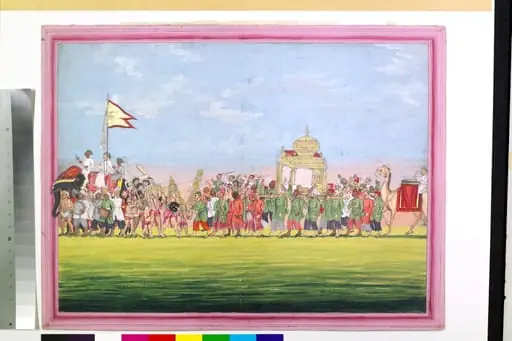 Muslim festival scene