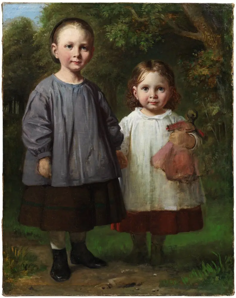 Ottilia and Christy Marstrand, the Artist’s daughters