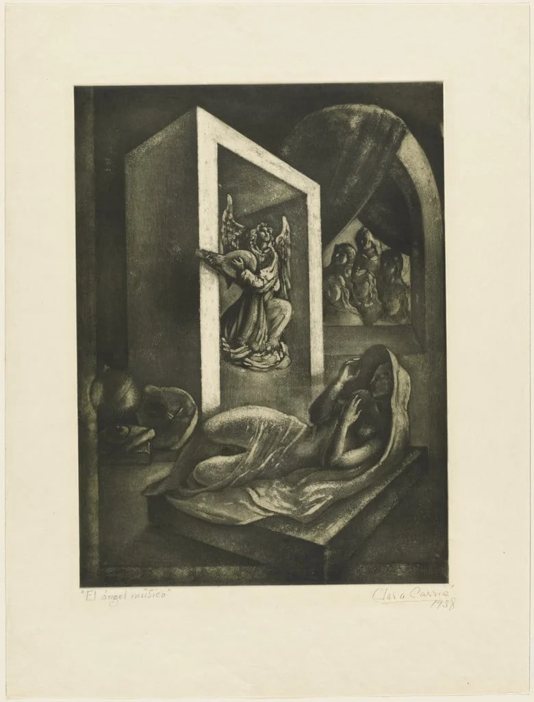 Untitled, by Clara Carrié, ink, 1938