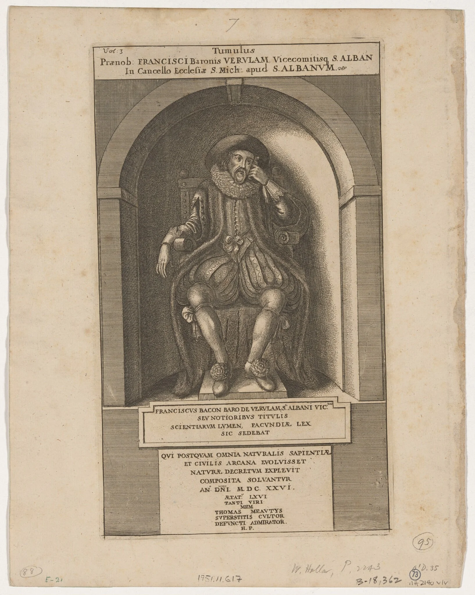 Francis Bacon in a Niche