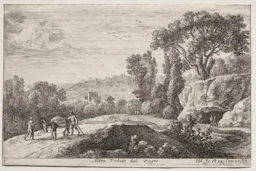 Diverse Views in and around Rome:  Second View of Zugro (Altro Veduto dal Zugro)