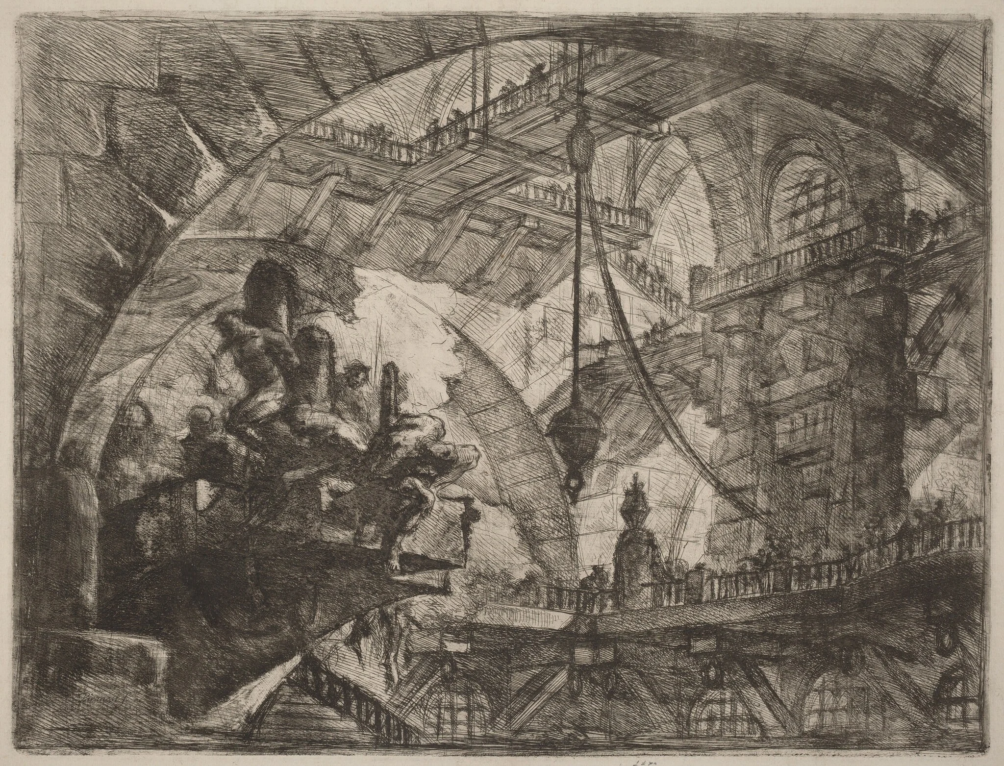 Prisoners on a Projecting Platform
