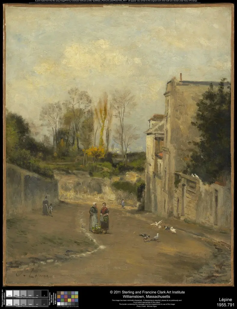 Montmartre, the rue Cortot
