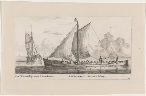 A "Watership" Carrying Water for the Salt Works and Another One Carrying Water for the Breweries