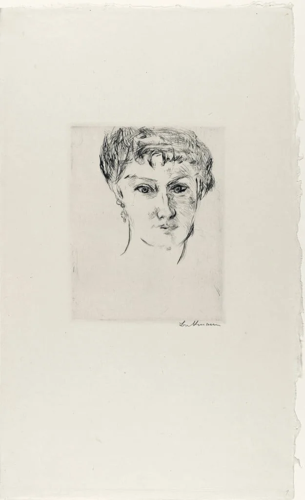 Untitled, by Max Beckmann, ink, 1913