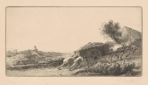 Returning with the Hay (Rentrant le Foin)