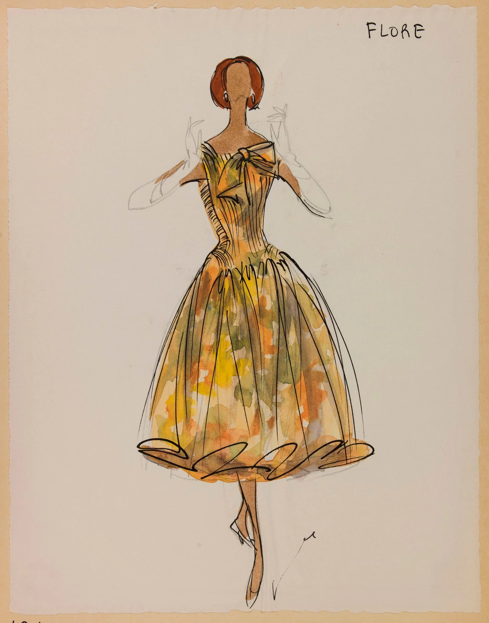 Flore, by Marie-Louise Carven, 1956