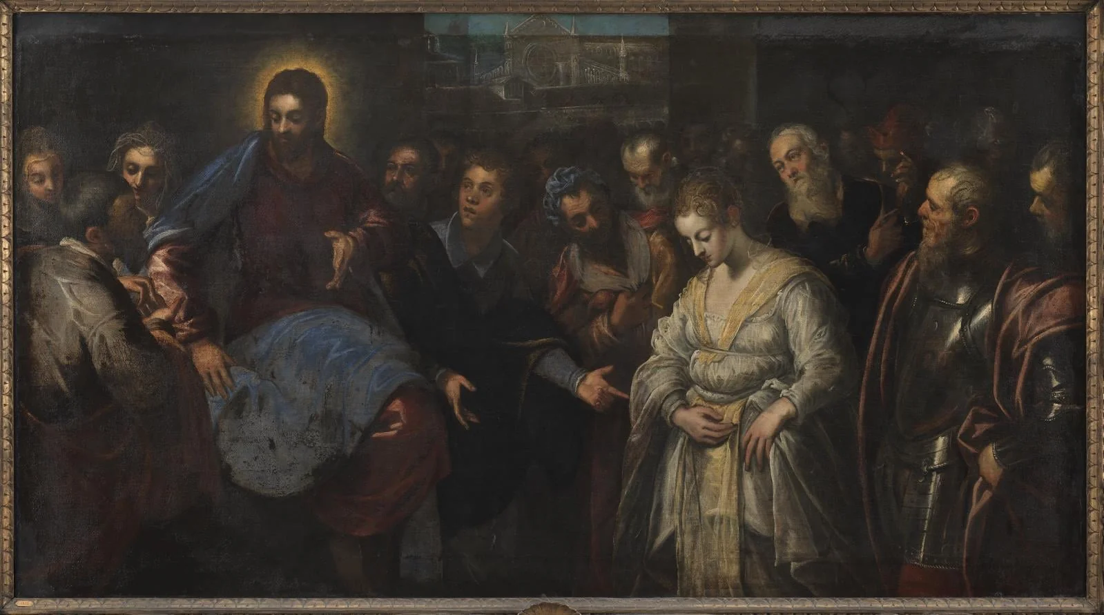 Christ and the Adulteress, by Unknown, 1550