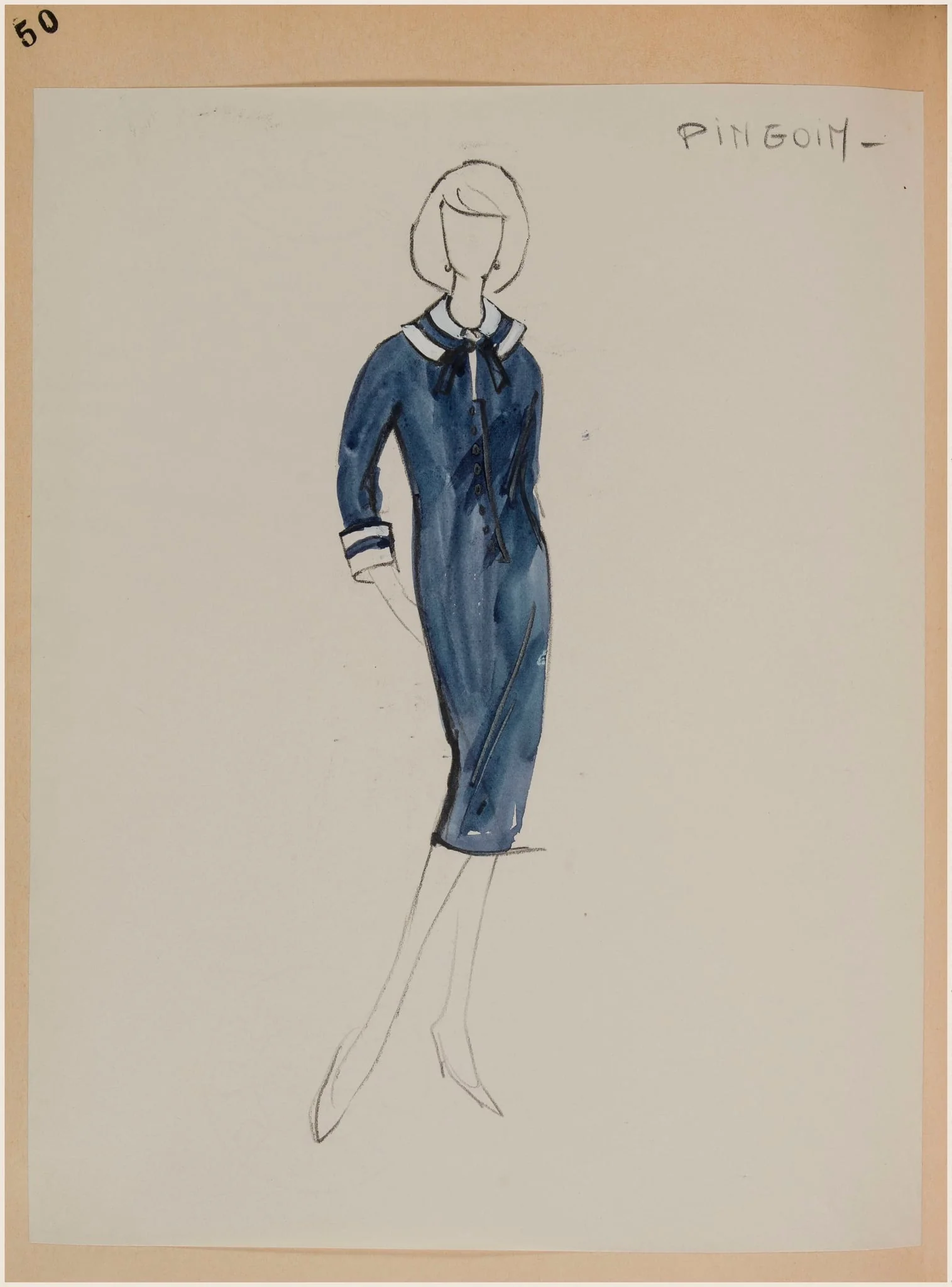 Pingouin, by Marie-Louise Carven, 1958