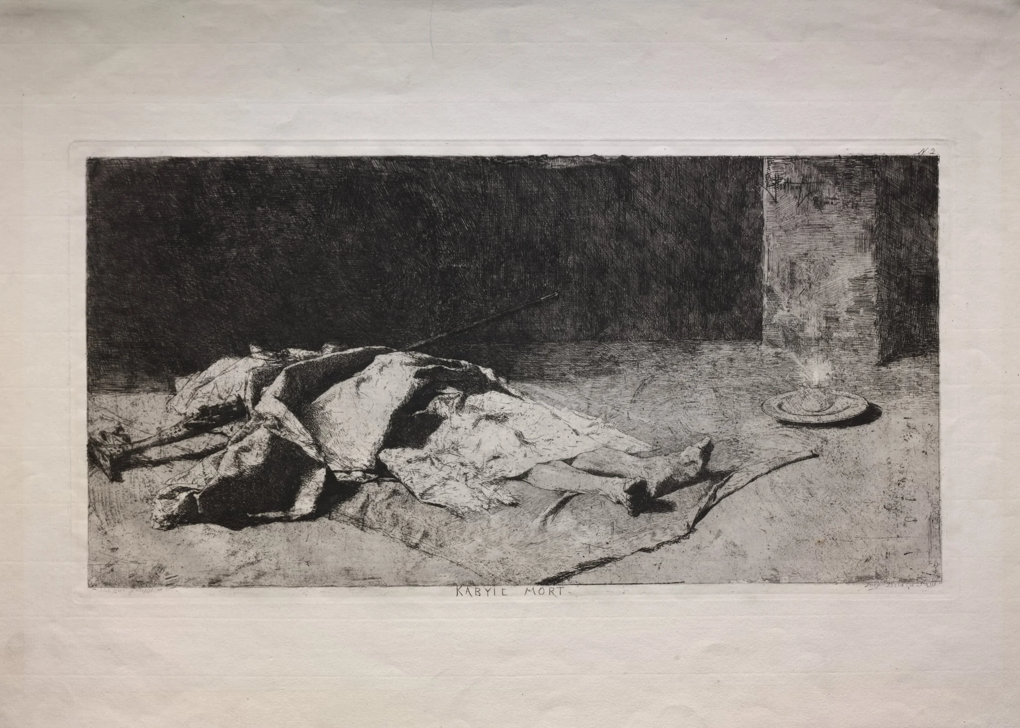 Dead Kabyle, by Mariano Fortuny Marsal, 1867