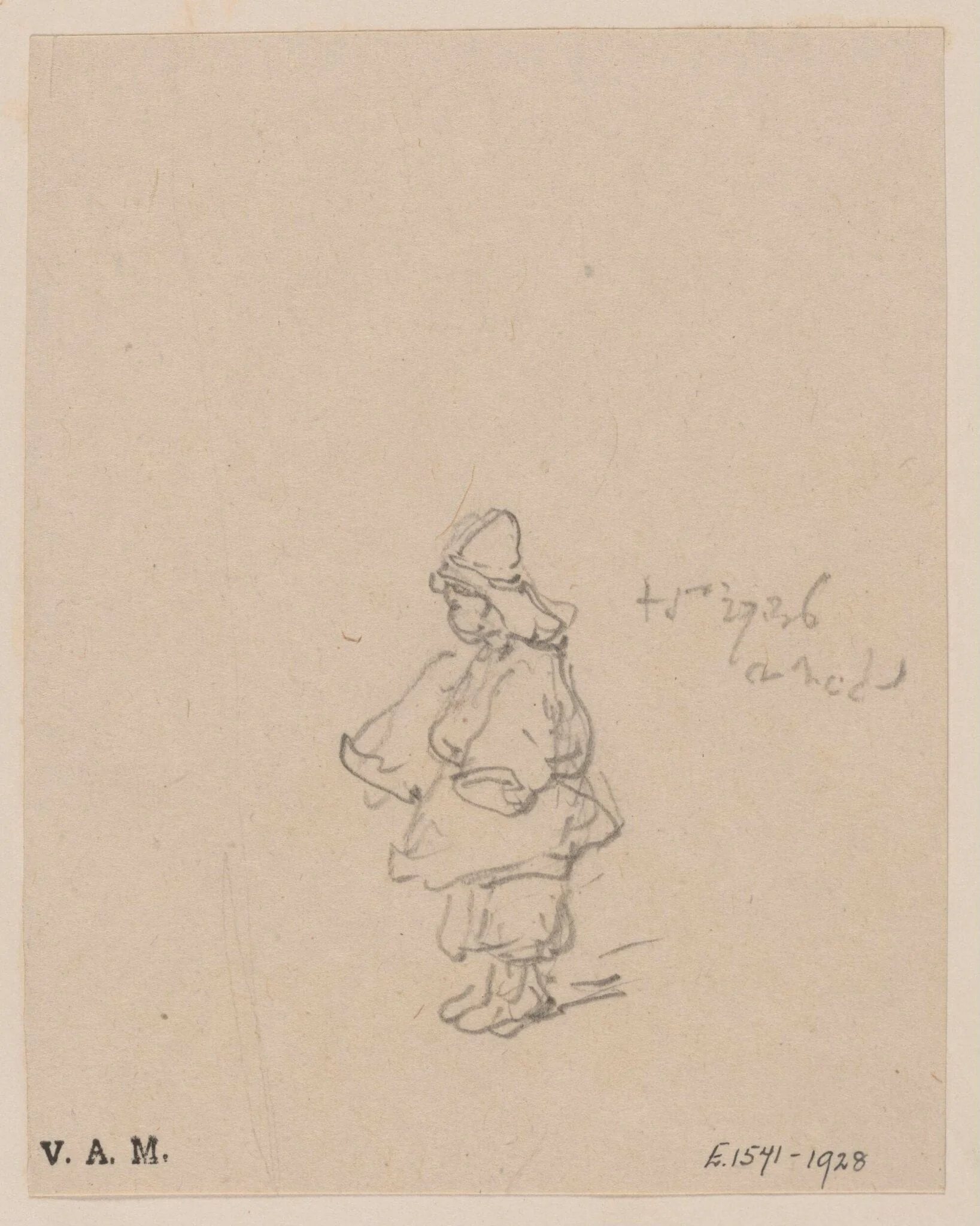 A Chinese child, by George Chinnery, 1836