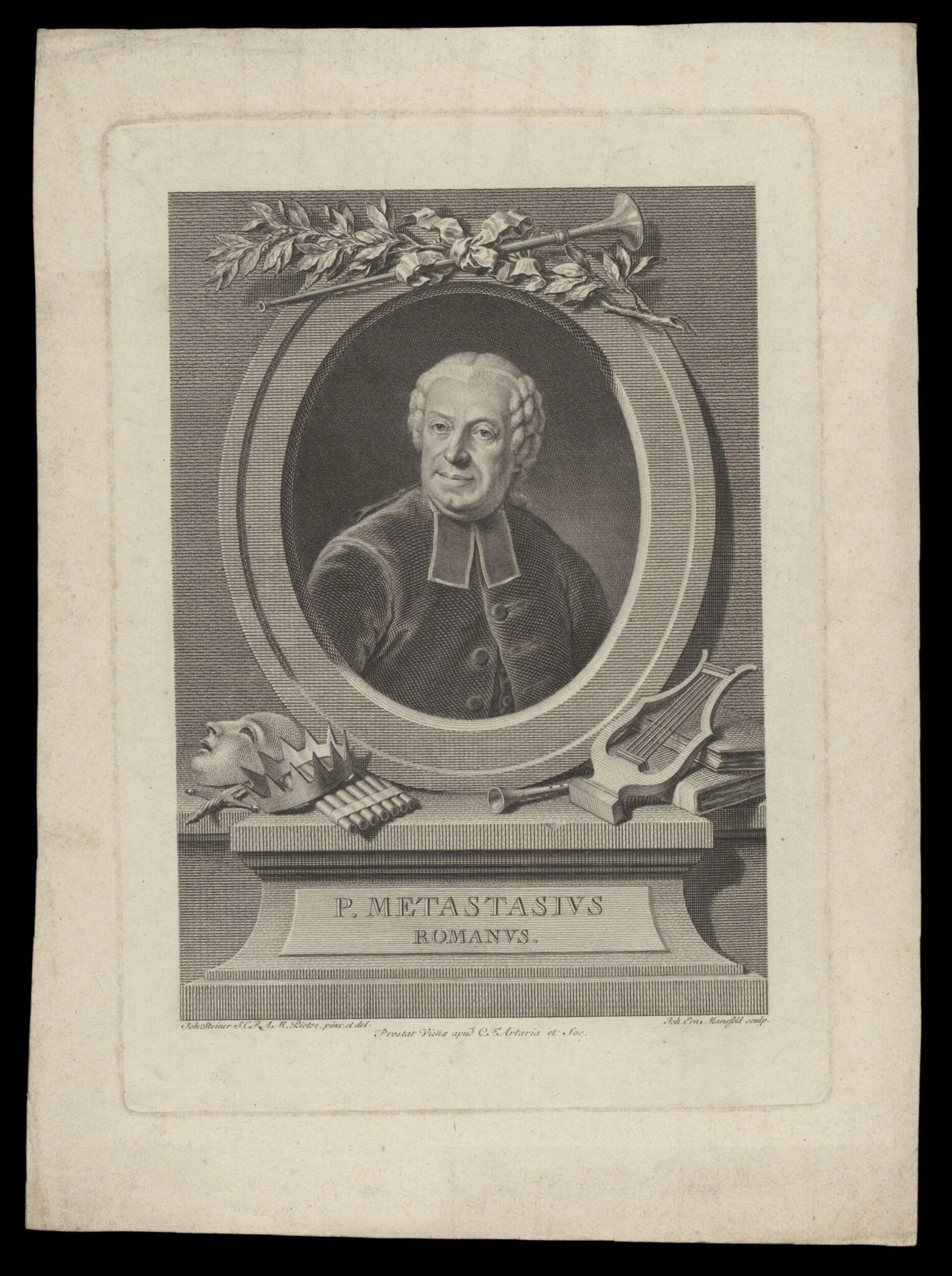 H Beard Print Collection, by Johann Steiner, 1750