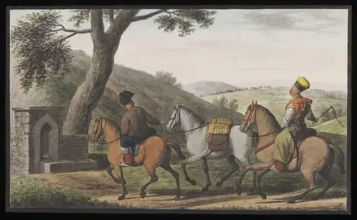 Sürücüler, or men in charge of post horses