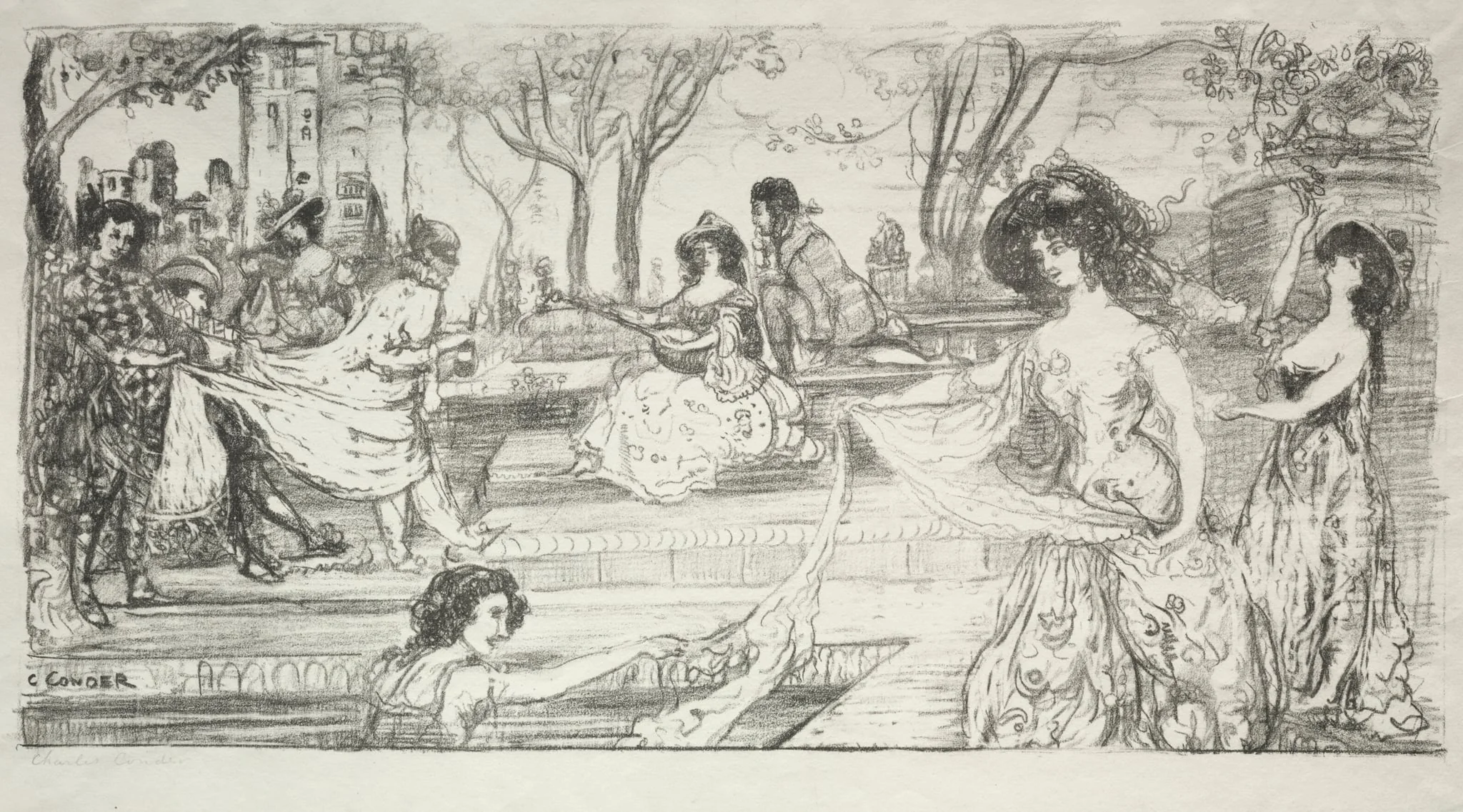 La Guitariste, by Charles Conder, 1900