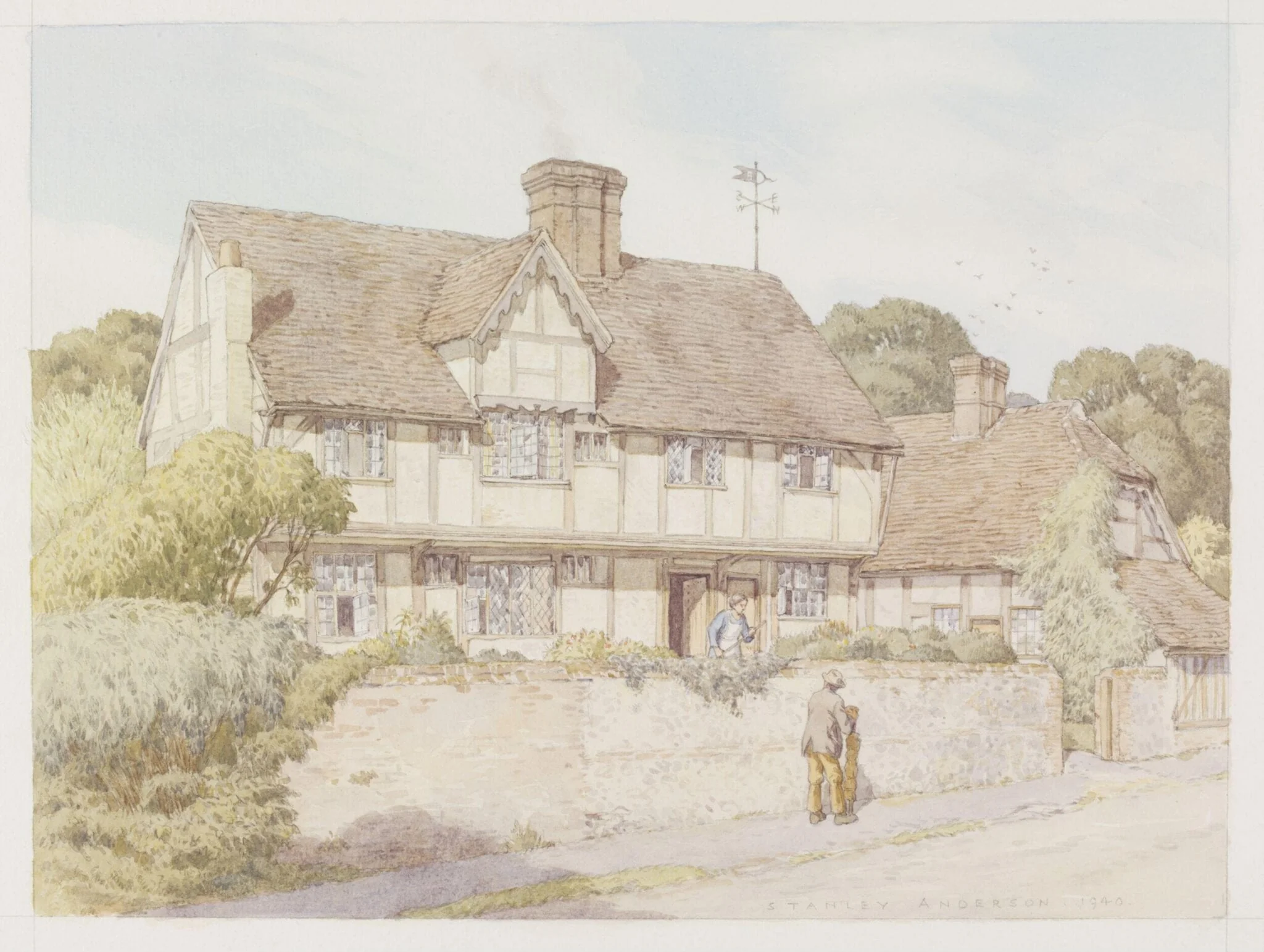 An old Quaker Meeting House, Hedgerley Village